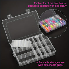 Colorful Braided Hair Bands Elastic Hair Tie For Thick or Thin Hair