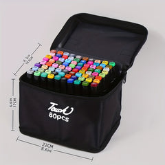 80 Pack Drawing Markers Art Supplies for Holidays Gifts