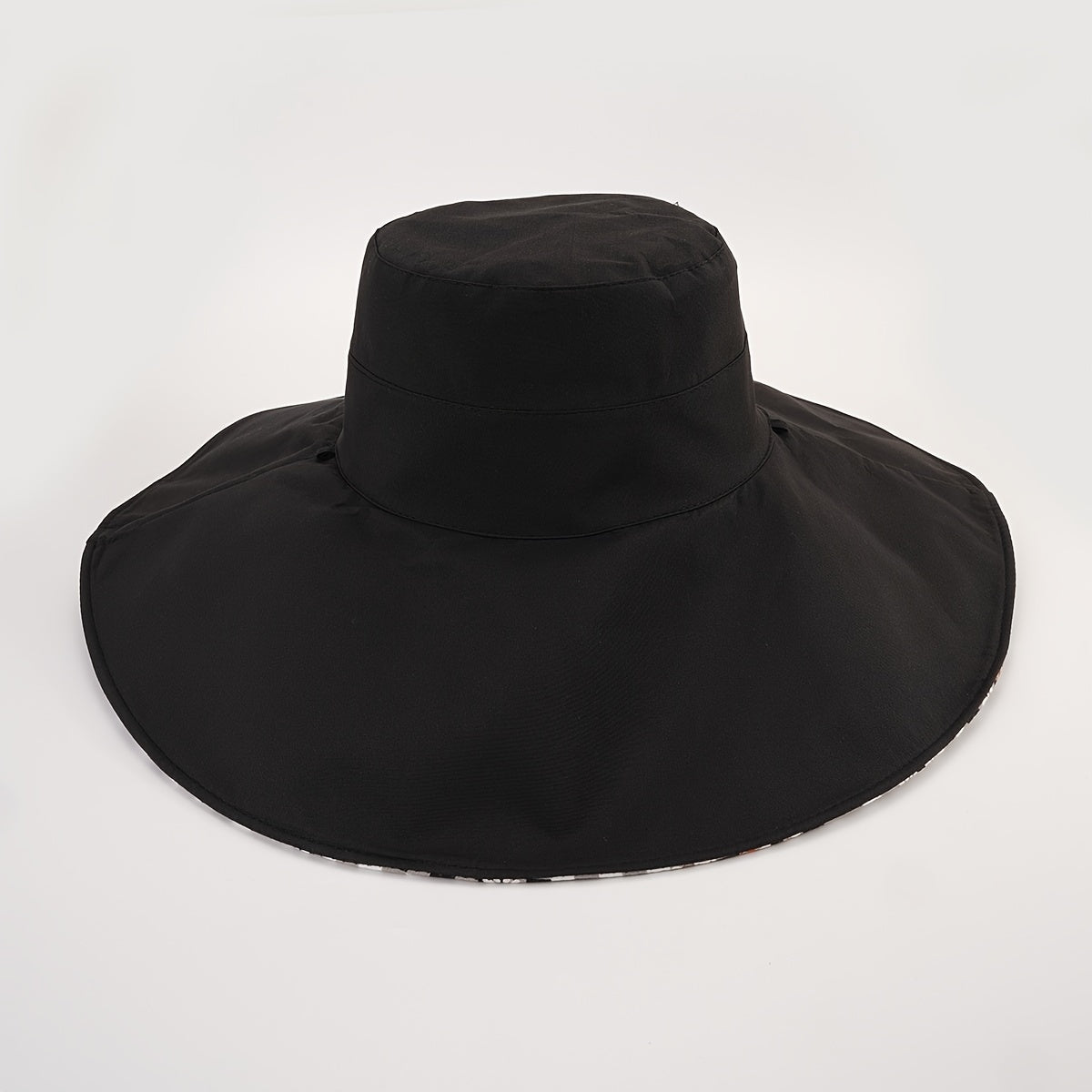 Solid Lightweight Bucket Hat Reversible Wide Brim Sun Hats