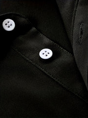 Men's Table Tennis Print Shirt Casual Breathable Button Up Long Sleeve Shirt