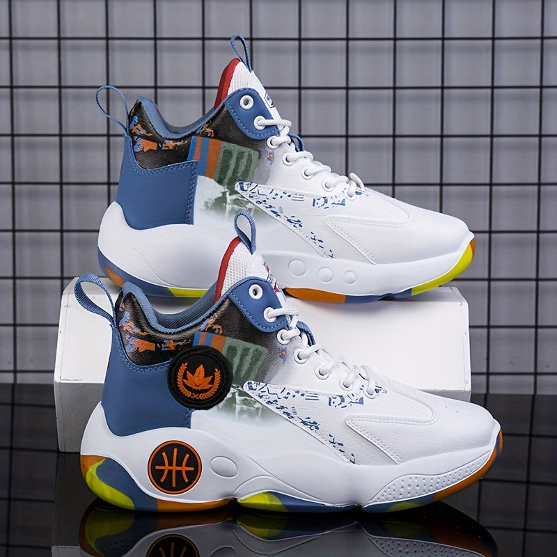 Men's Shock Absorbing Basketball Shoes Non Slip Athletic Shoes