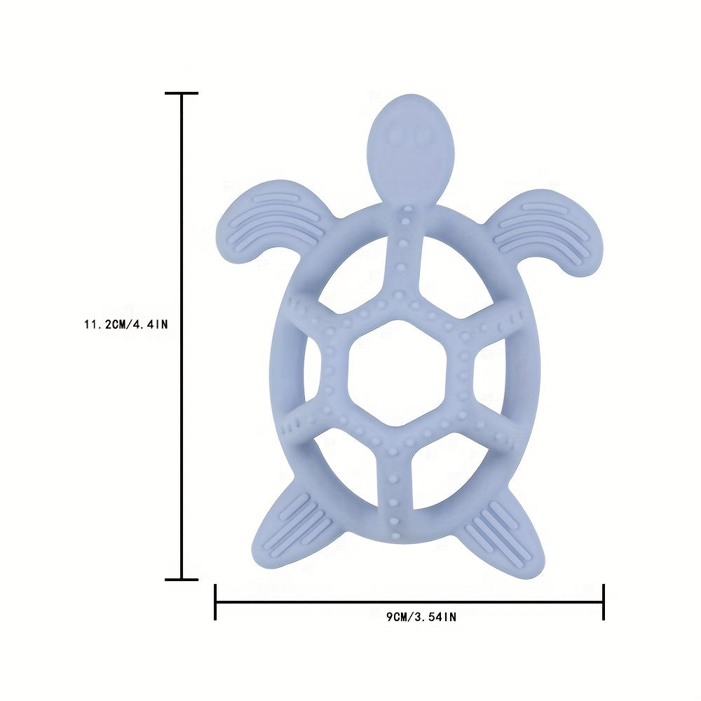 Safe Baby Teether Molar Stick Toy with Chewable Glue Ball