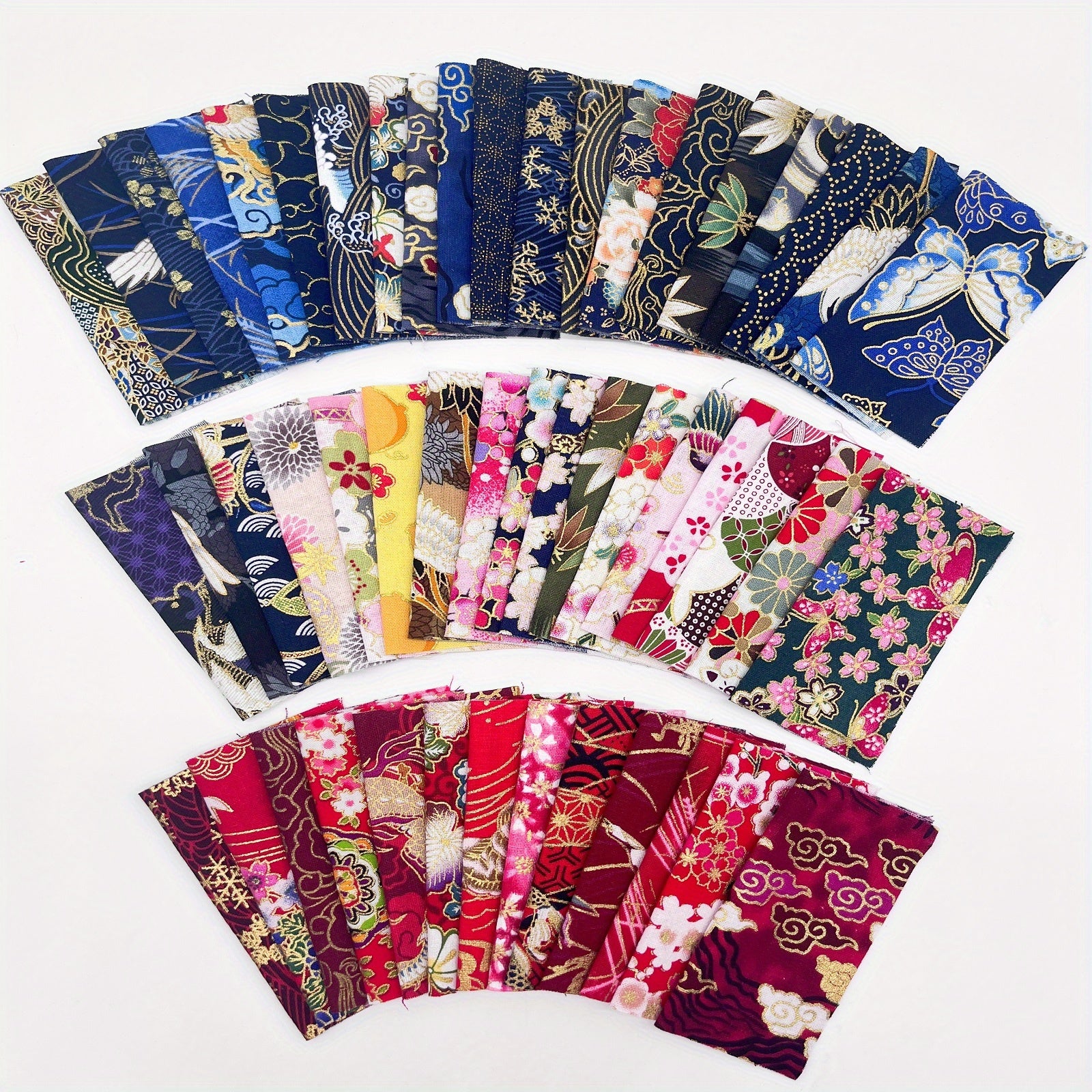 20pcs 40pcs Small Square Fabric Cotton Patchwork Series Quilt Patchwork