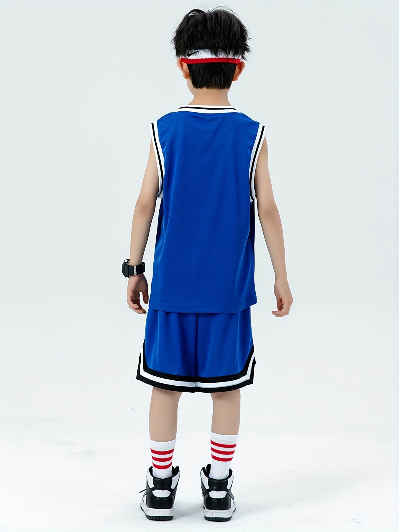 Youth Basketball Tank Top & Shorts Set for Summer Training