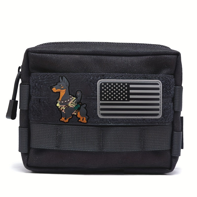 Soldier Dog Embroidered Badge PVC Patch Applique Patch For Bag Jacket Hat