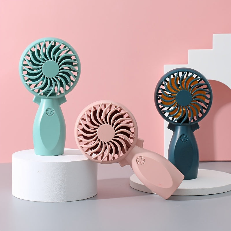 Portable Handheld Fan USB Rechargeable Small Makeup Fan