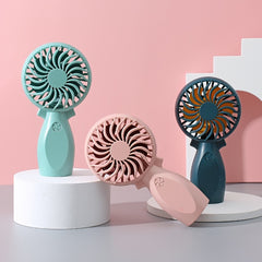 Portable Handheld Fan USB Rechargeable Small Makeup Fan