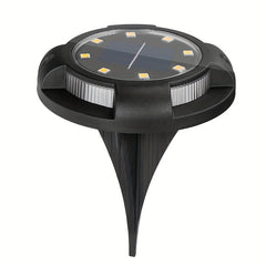 Solar Floor Mounted Light 8 LED Beads PC Waterproof Material G