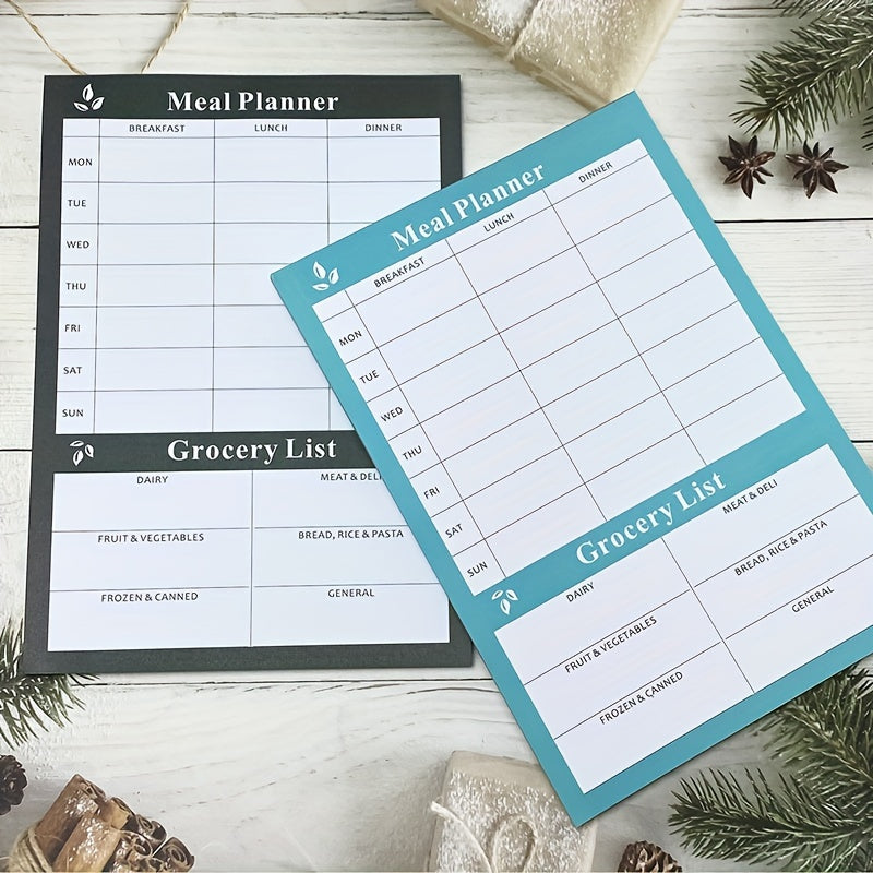 Home Advantage Weekly Meal Planner & Grocery List Notepad