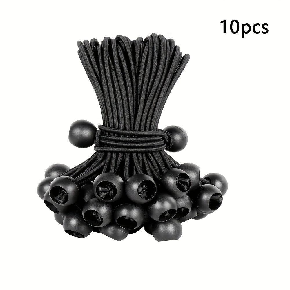 30pcs Ball Bungee Cords 15 24 Cm Canopy Tarp Tie Down Camping Shelter Cargo