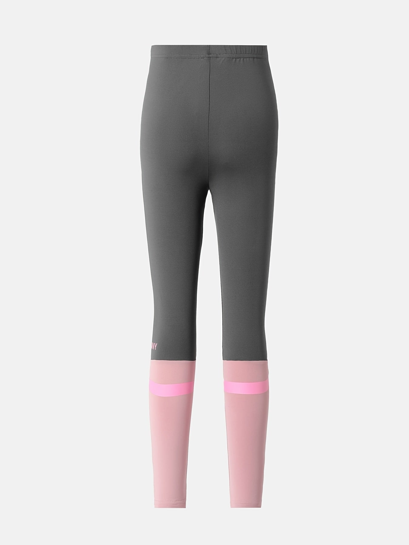 Girls Colorblock Stretch Sports Legging Pants Skinny Fit Yoga Pants