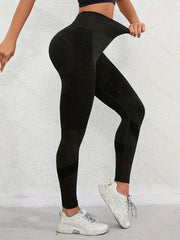 High Waist Seamless Yoga Leggings Butt Lifting High Stretch Yoga Pants