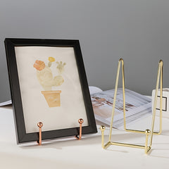 Versatile Plate Stand for Displaying Dishes, Photos, and Frames