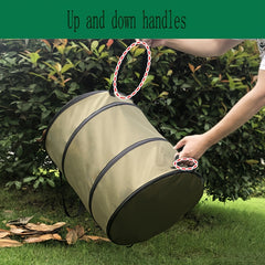 Foldable Oxford Cloth Garden Bucket Outdoor Trash Can