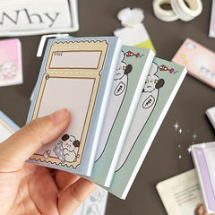 Cute Cartoon Star Puppy Bunny Note Paper 80 Sheets