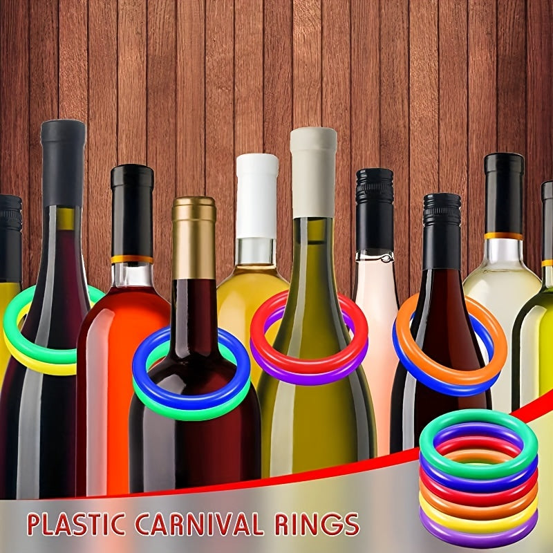 25 Plastic Toss Rings Carnival Halloween Christmas Party Favors Ring Toss Game