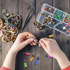 30pcs Leather Tassel Keychain Bulk DIY Bracelets Earrings Accessories 15 Colors