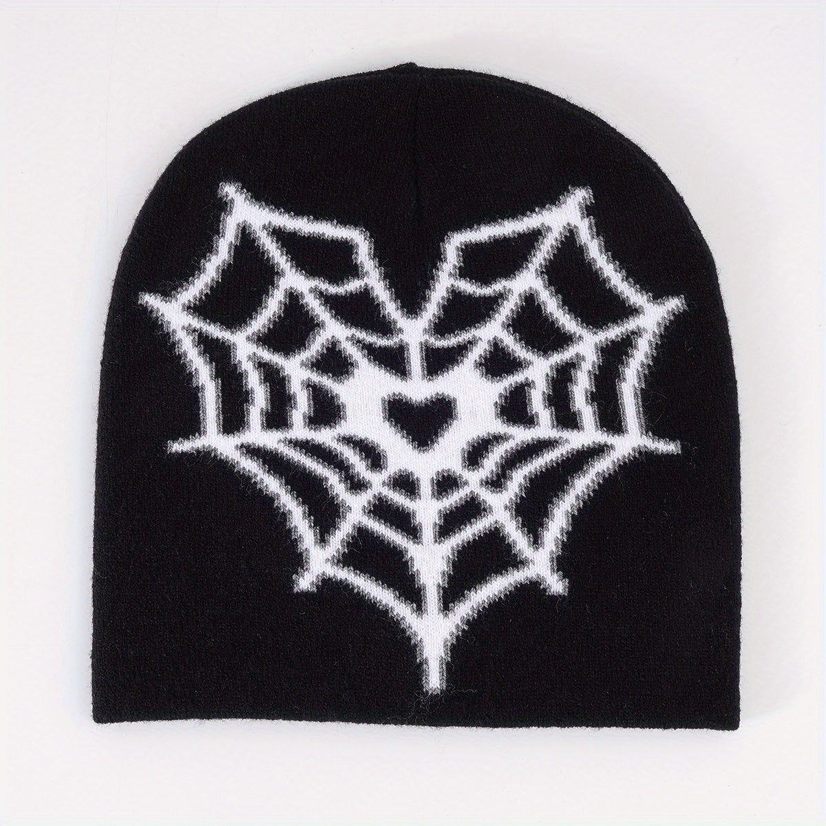 Spider Love Heart Beanie Y2k Beanie Hat Men's Winter Hat Decoration
