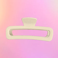 2pcs Solid Hair Claw Hollow Design Non-slip Large Hair Claw for Women Girls