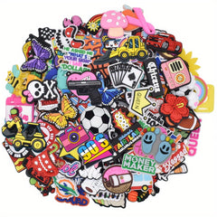 Random Cartoon Shoe Charms For Slides Sandals Shoe Decoration Accessories