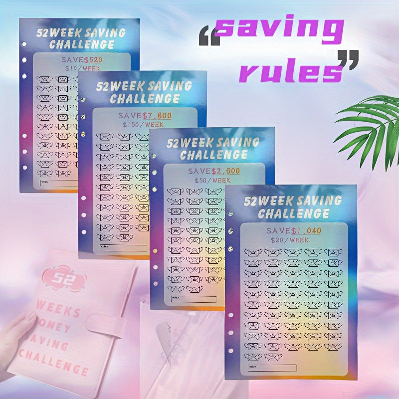 52 Week Money Saving Challenge Binder Budget Binder
