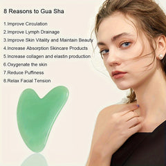 Heart Shape Gua Sha Massage Tool For Face Scraping