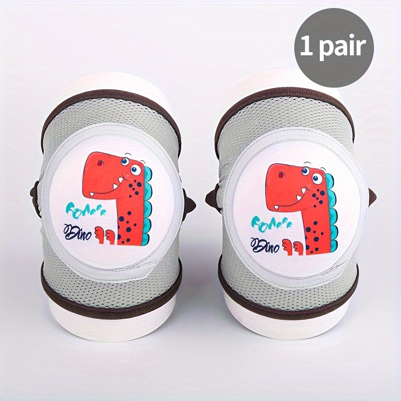 Dinosaur Cat Knee Pads for Kids