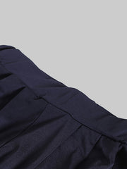  High Rise Pants With Pockets Casual Slim Tapered Pants