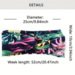 Bohemian Style Stretchy Cross Knot Sports Headband