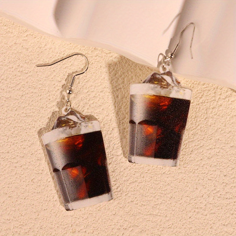Indian Fries Sausages Ribs Coffee Horns Bags Ice Cream Dangle Earrings