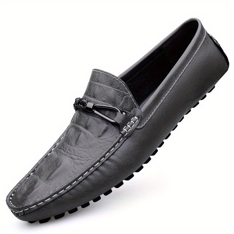 Men's Comfy Moccasin Loafers Slip-On Shoes