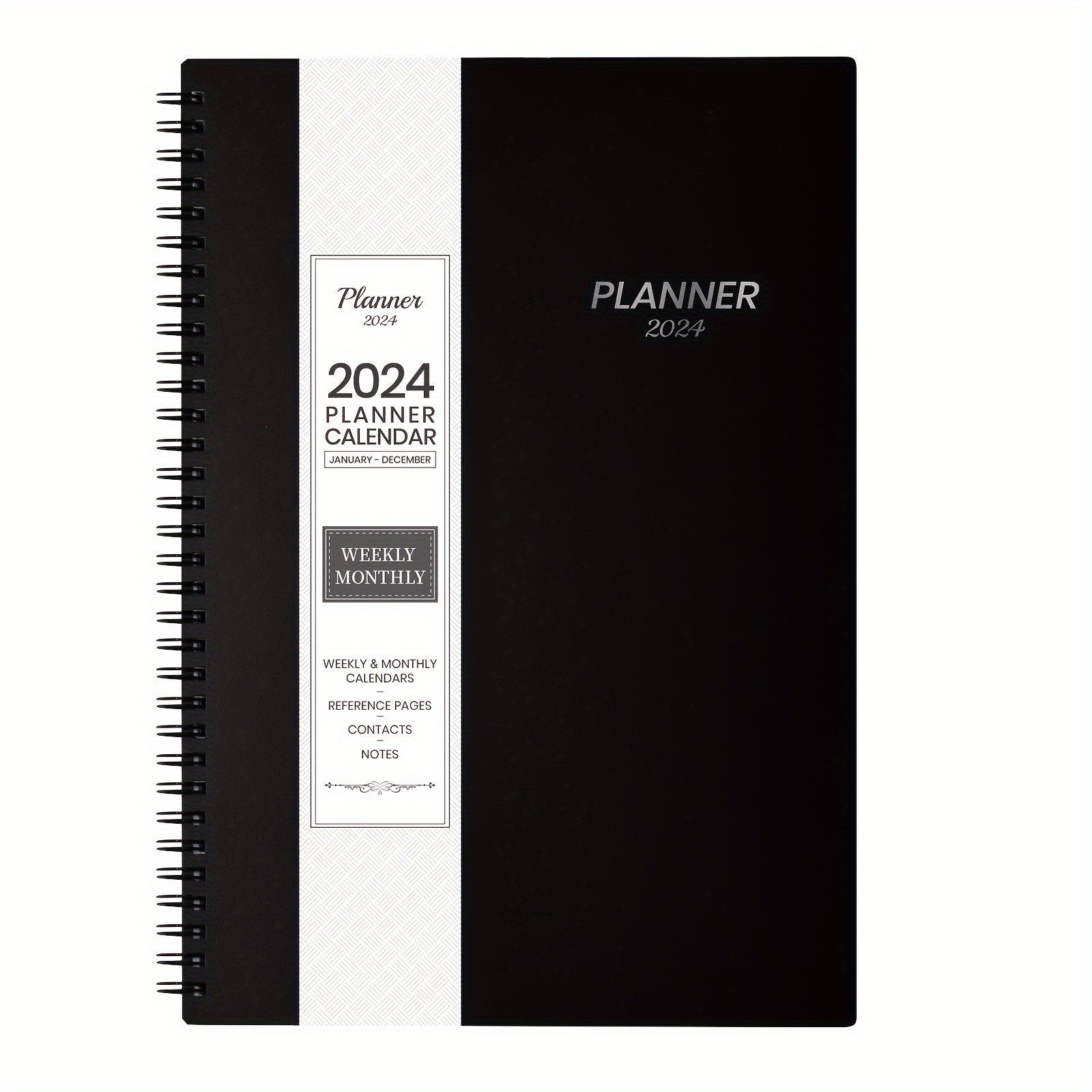 1PC Planner Weekly Monthly Calendar Spiral 12 Months From JAN to DEC Office Plan
