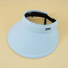 Wide Brim Visor Hat Solid Outdoor Sunscreen Sun Hats Breathable UV Protection