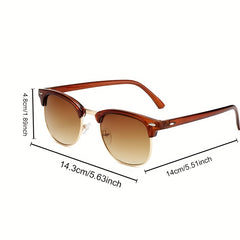 Square Driving Sunglasses Mirror Lens Camping Fishing Travel Sun Shades