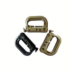 Military Carabiner D Ring Grimloc Snap for Backpacks Keychains