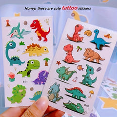 Dinosaur Tattoo Sticker Waterproof Sweat Tyrannosaurus