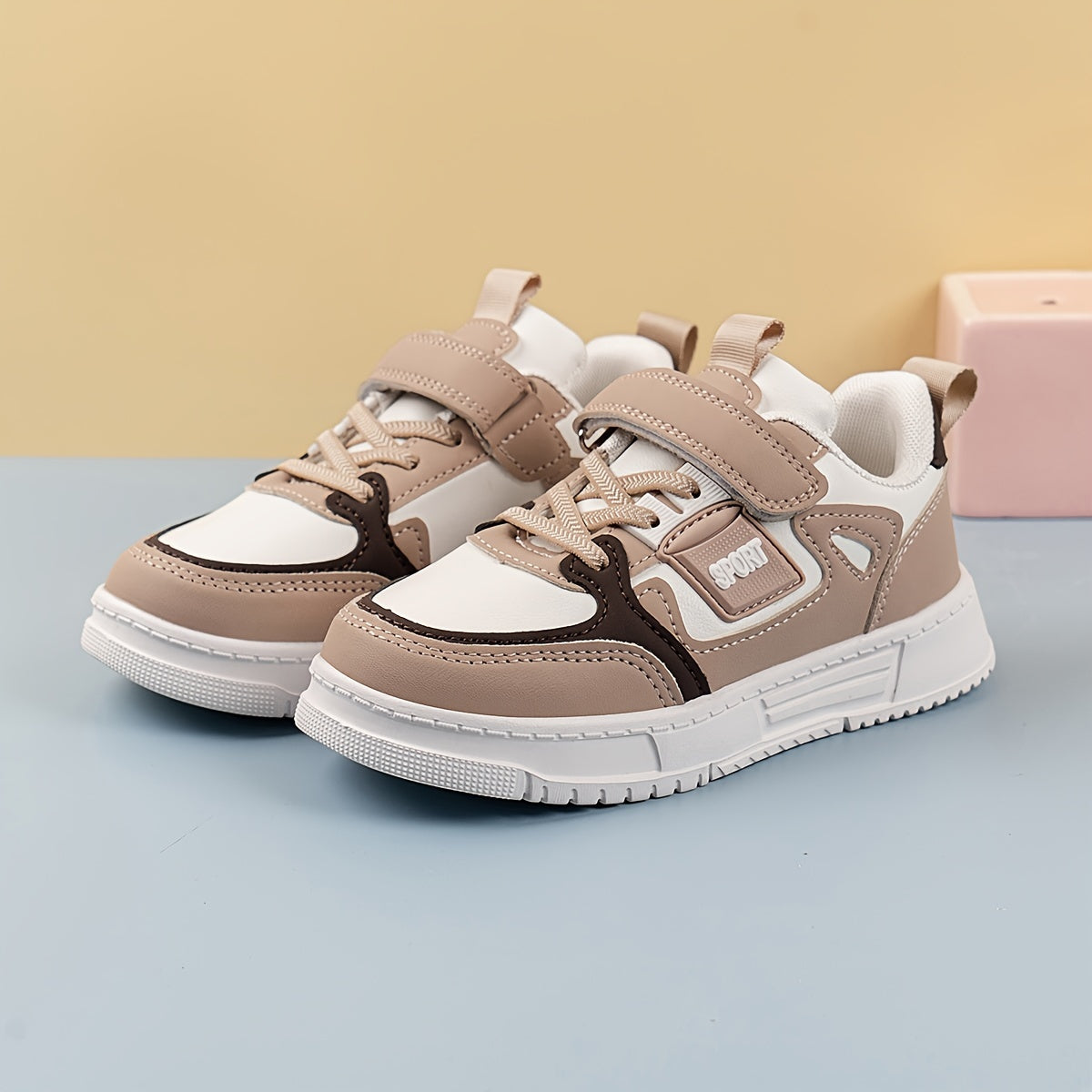 Boys Soft Sole Skate Shoes Comfy Non Slip Casual Sneakers For Kids