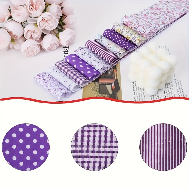 40pcs Cotton Quilting Fabric Strips Jelly Roll for Patchwork Craft