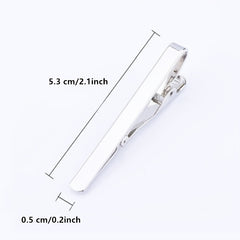 Metal Necktie Tie Bar Clasp Clip Clamp Pin Men's Women's Tie Clip