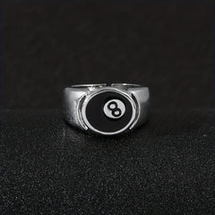 Men's Oil Drop Finger Ring No 8
