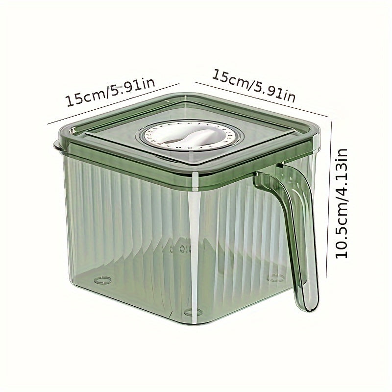 Large Capacity Refrigerator Storage Box With Lid And Handle