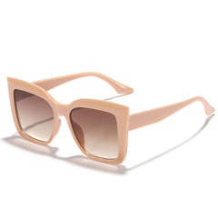 Large Frame Cat Eye Sunglasses UV Protection Stylish Sunscreen Glasses