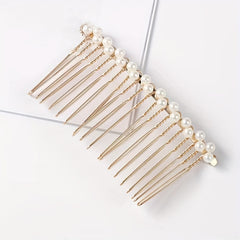Pearl Hair Comb Bridal Braiding Head Jewelry Hair Accessories