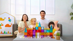 Magnetic Building Blocks Tiles Set for Kids 79pcs Construction Educational Toys