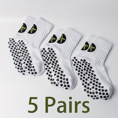 Non-slip Soccer Socks Ankle Support Outdoor Sports Crew Socks