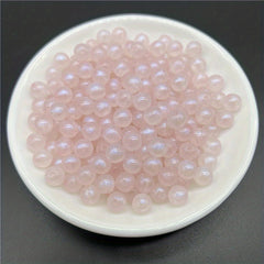 100 Pcs Round Shape Acrylic Spacer Beads for Jewelry Making DIY