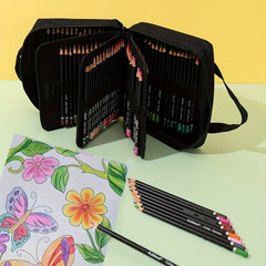 120 Professional Colored Pencils Set in Case for Sketching Drawing Art