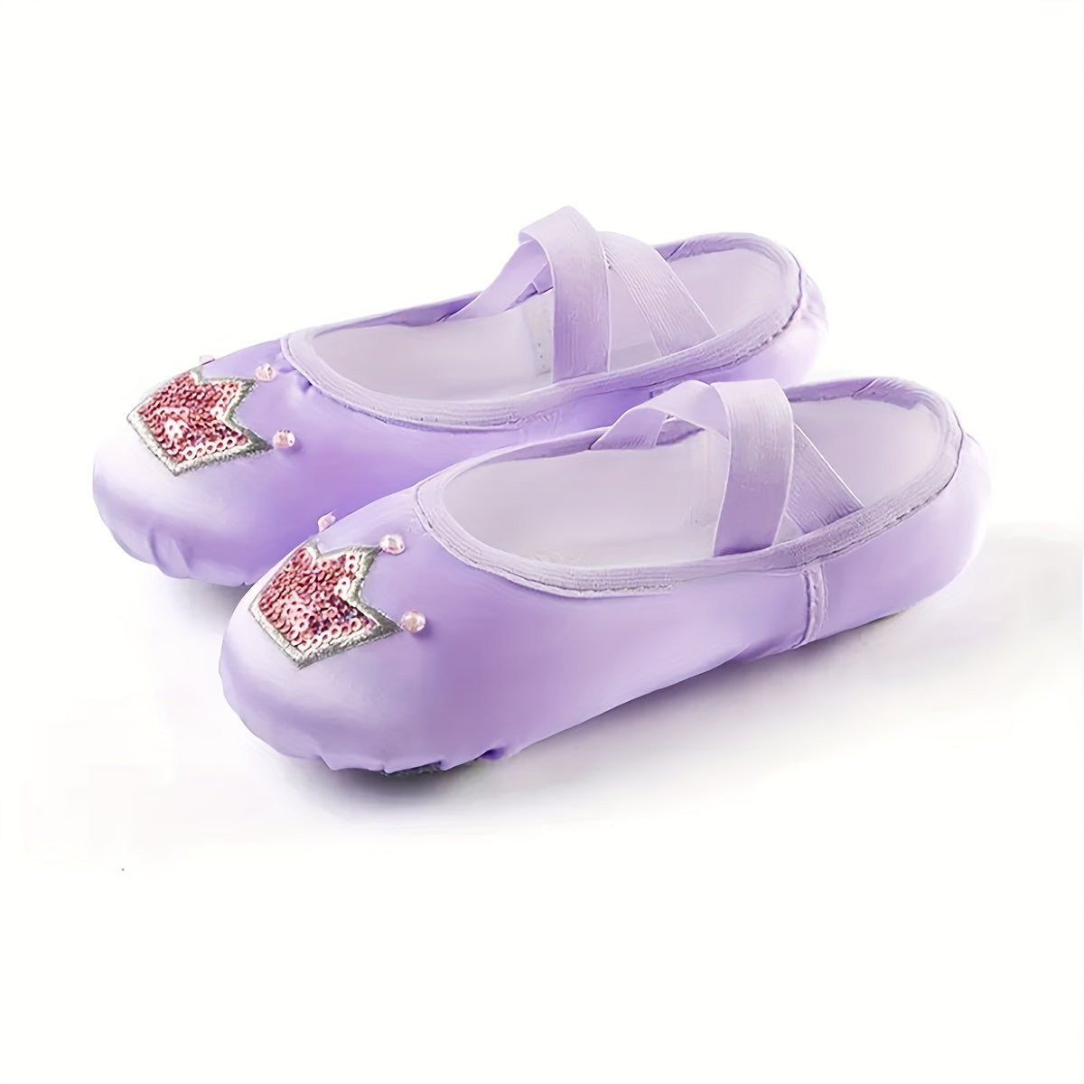 Girl's Solid Dance Shoes Comfy Non Slip Soft Sole Ballet Shoes