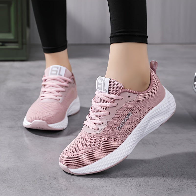 Women's Letter Graphic Running Shoes Outdoor Mesh Sneakers