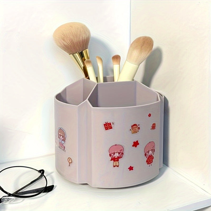 360 Rotating Modern Pen Holder Large Capacity Storage Box